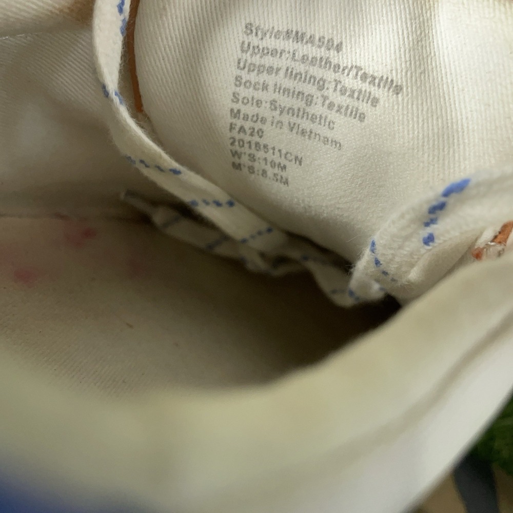 Madewell Kickoff Trainer Sneakers Suede Canvas Colorblock Womens Sz 10 platform - Picture 13 of 13